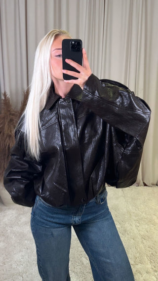 Melodie jakki brúnn