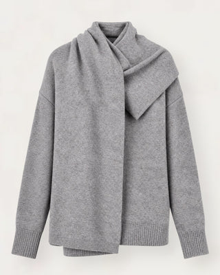 Lucc scarf peysa grá