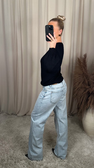 Elly peysa Svartur