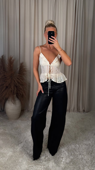 Vera&Lucy lace toppur beige