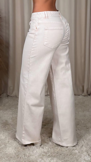 Amber low waist jeans pink