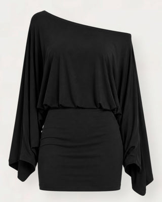 Haze offshoulder kjóll svartur