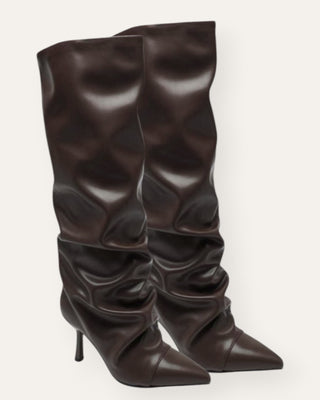 Stephan krumpu-stígvél brúnn