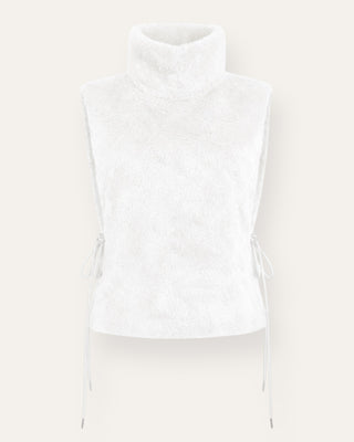 Sunsun loðvesti hvítt