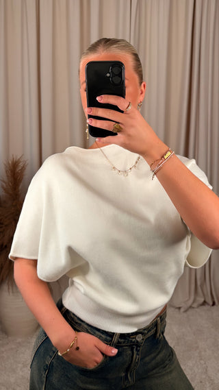 Lucc drape bolur kremaður