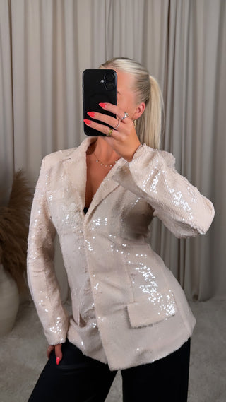 Fore sequin blazer jakki