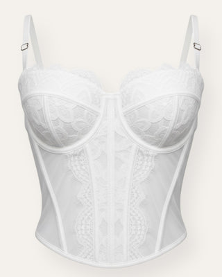 Chic-corset toppur hvitur