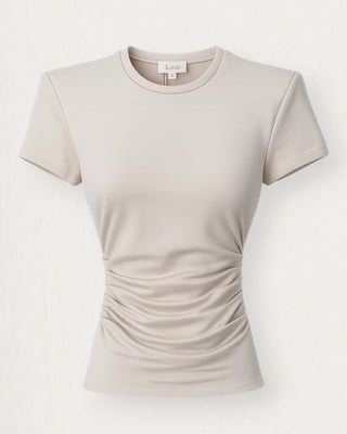 Lucc shoulder-pad bolur beige