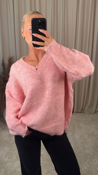 Riley peysa bleikur