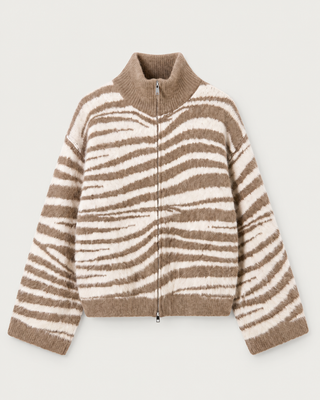 Muse zip-zebra peysa