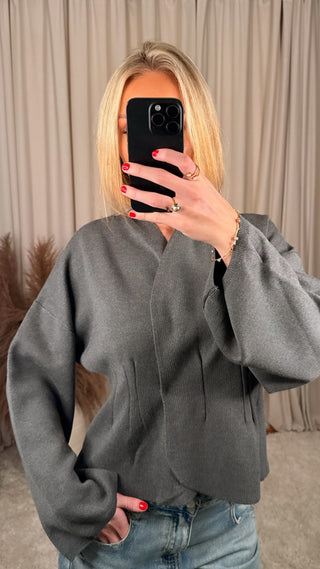 Lucc tight peysa grá