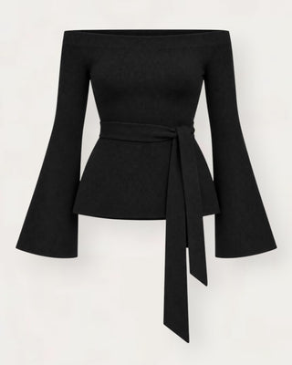 Lucc offshoulder peysa svört
