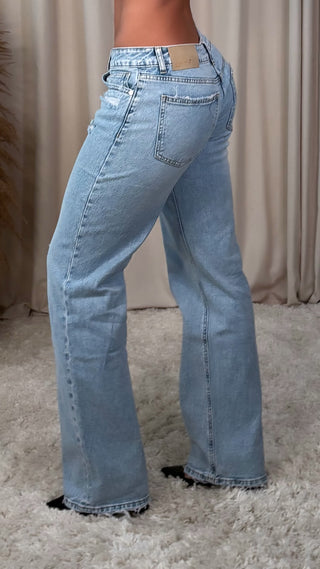 Queen rif-low waist gallabuxur