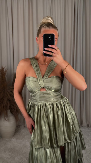 Minuet ruffle kjóll