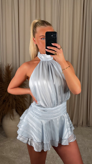 Luc playsuit kjóll blár