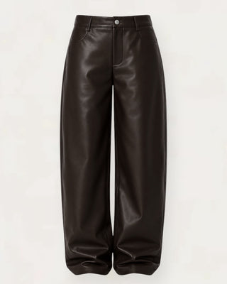 The perfect leather pants brúnar