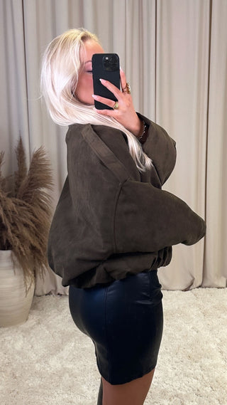 Cassidy jakki mosagrænn