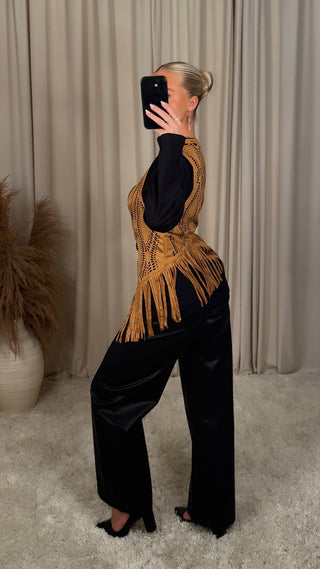 Moch suede vesti