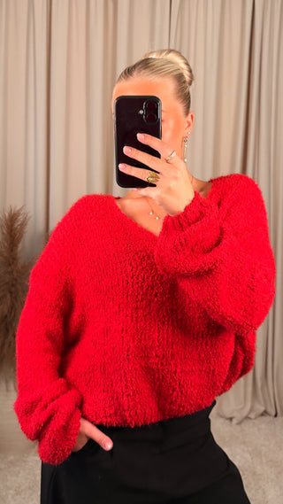 Miricl off shoulder peysa
