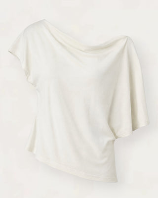 Lucc off shoulder bolur hvítur