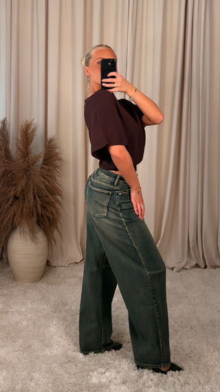 Lucc drape bolur brúnn
