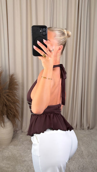 Myrac studs bolur brúnn