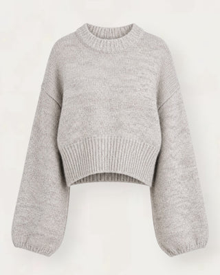 Lucc wide sleeve peysa beige