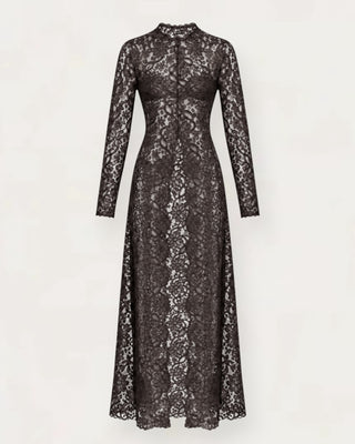 GD long lace-bolur brúnn