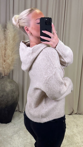 Hailey peysa kremaður