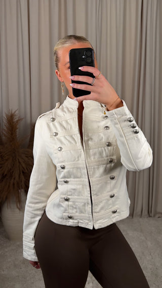 GD denim jakki hvitur