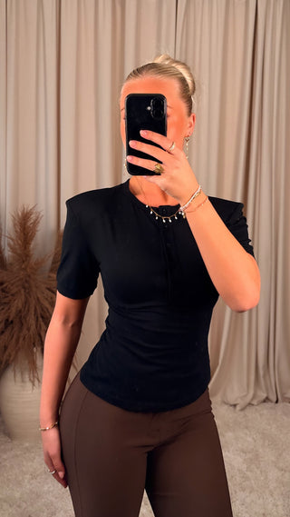 Moch shoulder pad bolur svartur