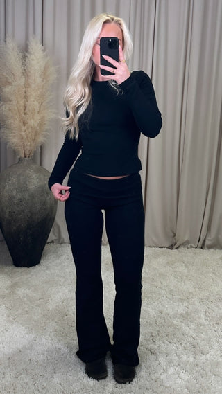 Eloise buxur svartur