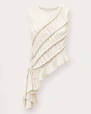 Drole ruffle bolur beige