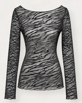 Moch zebra-mesh bolur svartur