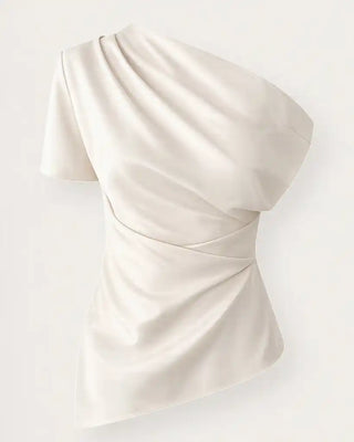 Eight off-shoulder bolur hvítur