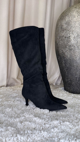 Elsa stígvél svartur