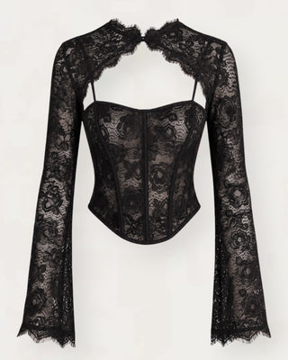 George lace corset svart