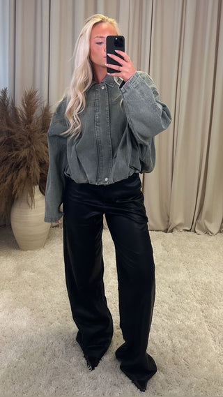 Ariana jakki mosagrænn