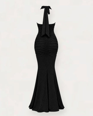 Lovel glitter kjóll svartur