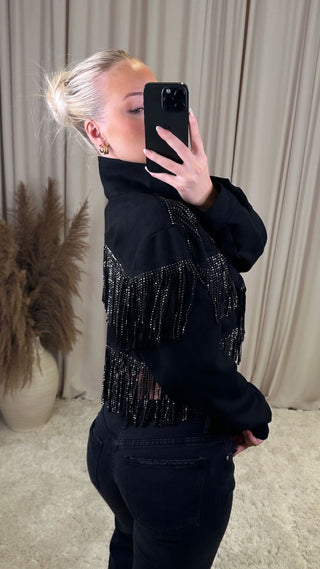 Selina jakki svartur