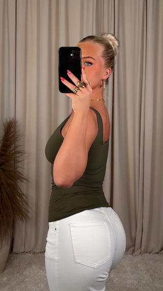 Alana bolur mosagrænn