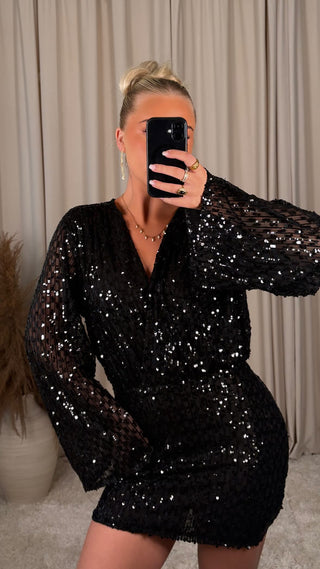 Gemma dress black