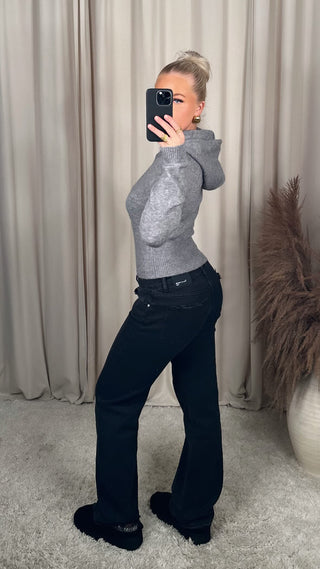 Amelia peysa Grár