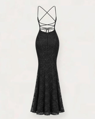 Lovel lace-detail kjóll