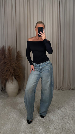 Tresses plain shirt black