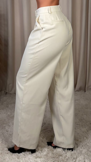Ivi dragtarbuxur beige