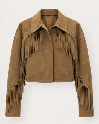 Moch frill jakki camel