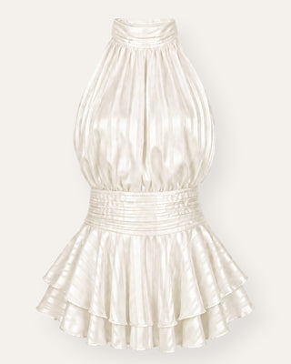 Luc playsuit kjóll hvítur