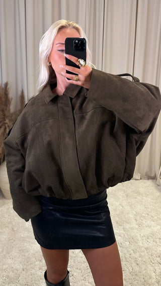 Cassidy jakki mosagrænn