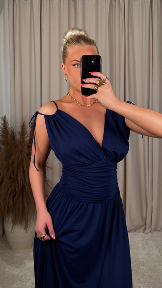 Jennifer kjóll blár